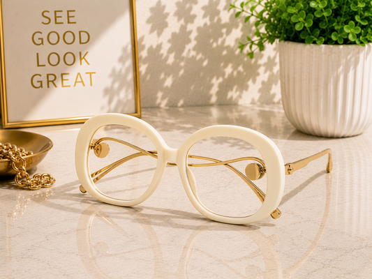 Cream Shanelle iGlowe Eyewear