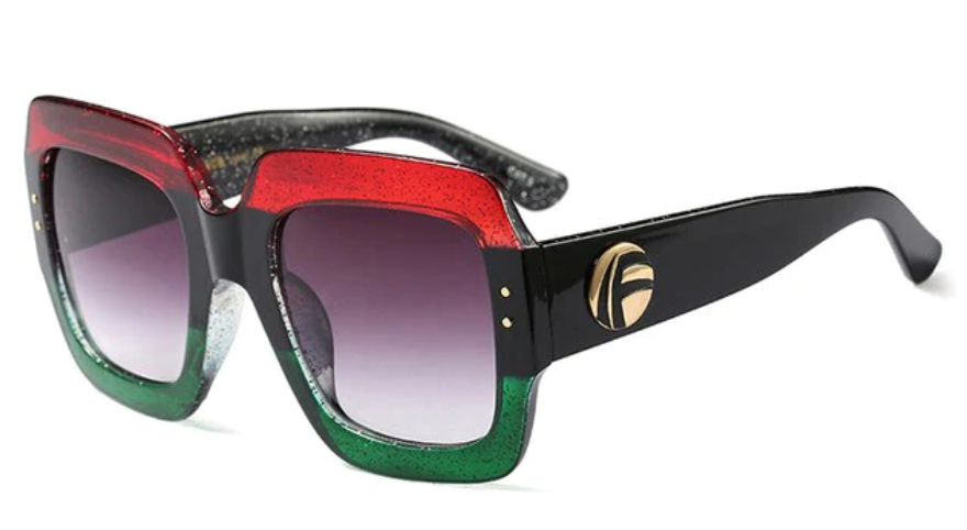 Stephanie(red/black/green) iGlowe Fashion Eye Wear