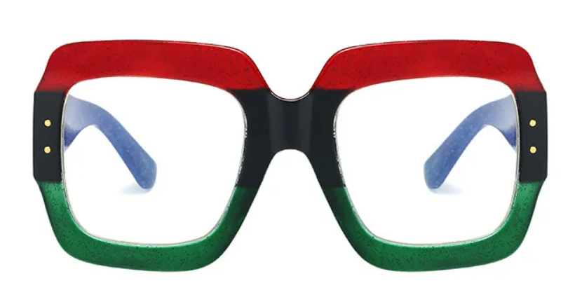 Stephanie(red/black/green) iGlowe Fashion Eye Wear