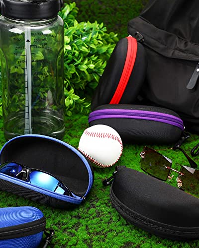 Weewooday 12 Pack Hard Shell Sunglasses Case Shell Eyeglassesc Travel Portable for Men Women (EVA) Weewooday