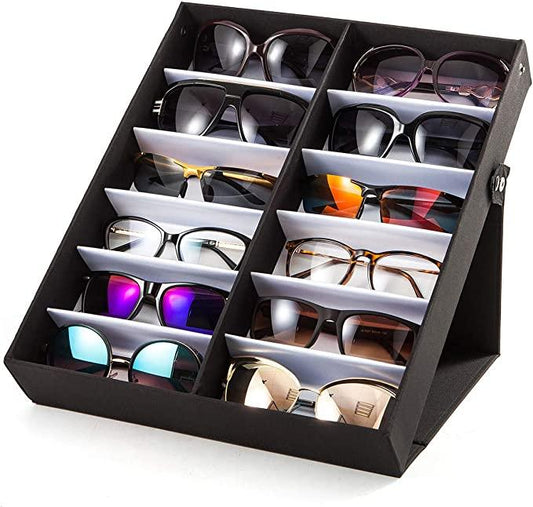 12 ct Eyeglasses Case (black) iglowe