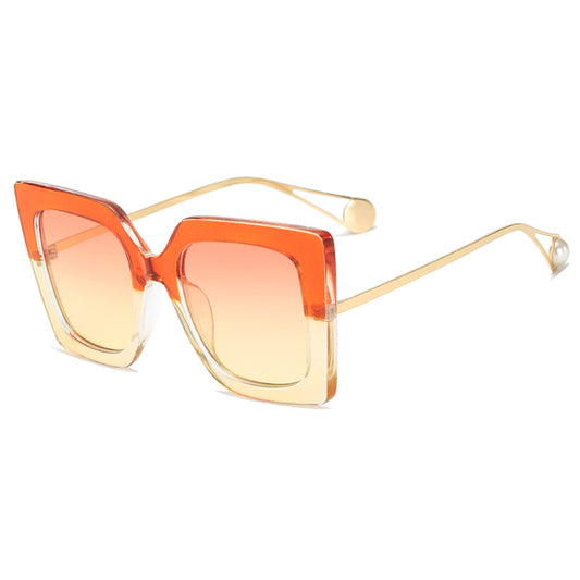 Vintage Style Sunglasses (Orange/Gold) iglowe