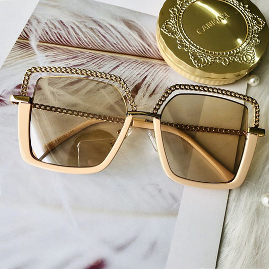 Tan and Gold Sunglasses iglowe